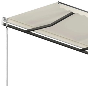 Tenda da Sole Manuale Autoportante 300x250 cm Crema