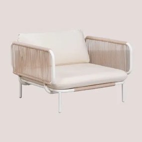 Moduli per divano da giardino Roubly Style Marrone Moka & Poltrone - Sklum