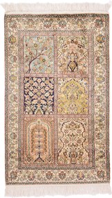 Cashmere Silk Tappeto orientale 60 x 100 (Indian) Annodato A Mano