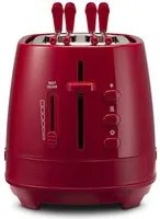 Tostapane 2 fette potenza 550 w colore rosso ctlap2203.r delonghi