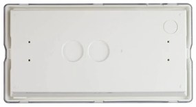 Lampada Emergenza 12W LED 732lm IP65 AutoTest funzione SE / SA, Bianca Colore del corpo Bianco