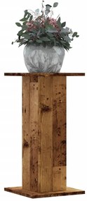 Supporti Per Piante 2 Pz Legno Vecchio 30x30x60 Cm Truciolato /