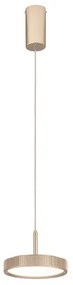 Lampada a sospensione NINA D19 cm in metallo verniciato Oro 1 Luce Led
