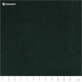 Divano letto in velluto verde Santo - Milo Casa