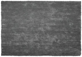 Tappeto shaggy grigio scuro 140 x 200 cm DEMRE Beliani