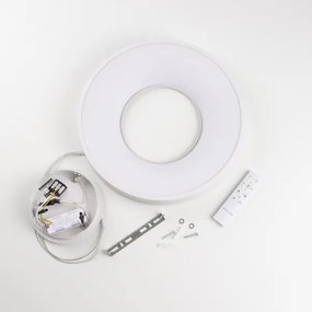 Brilagi - Lampadario a sospensione su cavo dimmerabile FALCON II LED/67W/230V Ø 40 cm bianco + telecomando