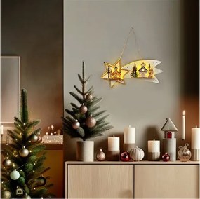 Solight 1V278 - Decorazione natalizia a LED 10xLED/2xAA cometa