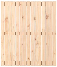 Testiera da parete 95,5x3x110 cm in legno massello di pino