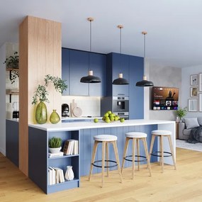 Sollux SL.1322 - Lampadario a sospensione con filo FANO 1xE27/15W/230V diametro 34 cm nero