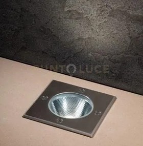 Faro a incasso calpestabile led walk acciaio quadrato 8w 930lm 3000...