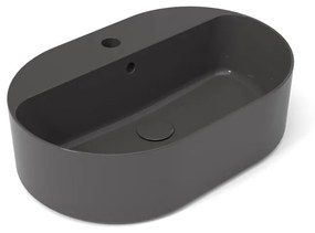 Lavabo da appoggio ovale in ceramica multicolore