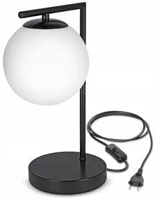 Lampada da tavolo 1xE27/40W/230V nero/bianco