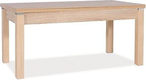 Tavolino trasformabile Kleopatra in rovere Sonoma – 124/164×64×59 cm