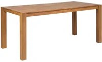 Tavolo da Pranzo in Legno Massiccio Chiaro 150 x 90 cm stile Scandinavo sala da pranzo soggiorno