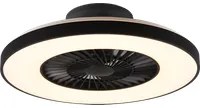 Ventilatore a soffitto Senza Pale con Led Nero 40W Halmstadt GD Trio