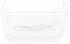 Vassoio per aperitivi DKD Home Decor Cristallo Naturale Bambù (21 x 21 x 6 cm) (280 ml)