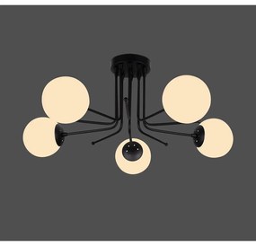 Apparecchio da soffitto nero, altezza 34 cm Star - Squid Lighting