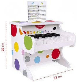 Janod - Pianoforte elettronico CONFETTI 4xAA