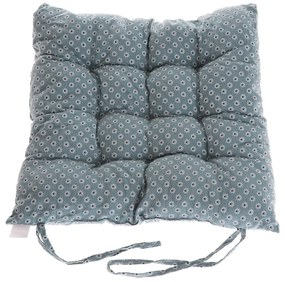 Cuscino di seduta in tessuto grigio 40x40 cm - Dakls