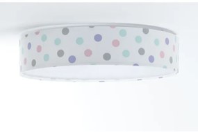 Plafoniera LED GALAXY KIDS 24W/230V con pois colorati