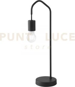 Lampada da tavolo  habitat nero 1 luce attacco e27 17x48cm