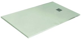 Piatto doccia in resina Strato bianco L 180 x L 70 x H 3.2 cm effetto pietra