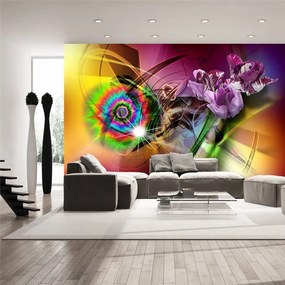 Fotomurale  Magic Light of Colors  Colore Verde, Dimensioni e Misure 350x245