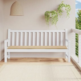 Cuscino Per Panca Beige 200x50x3 Cm İn Tessuto Oxford /