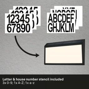 Briloner 3797015 - Numero civico solare LED/0,5W/1,2 IP44