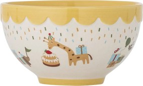 Ciotola per bambini gialla e color crema in gres ø 13,5 cm Celebrate – Bloomingville Mini