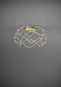 Euclide lampada da soffitto d.70cm a led 2700k 4805lm 62w colore oro