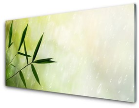 Quadro acrilico Foglie di pioggia 100x50 cm