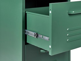 Armadio da ufficio metallo verde scuro 40 x 43 cm WOSTOK Beliani