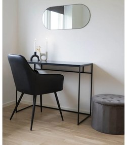 Set di sedie da pranzo nera in imbottito con braccioli 2 pz Harbo – House Nordic