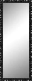 Specchio Forata rettangolare in legno nero opaco 170 x 60 cm