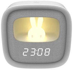 Lampada notturna dimmerabile LED con sveglia BUNNY LED/1,2W/5V 3000K