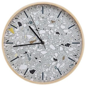 Orologio da parete grigio chiaro ø 31 cm GORDOLA Beliani