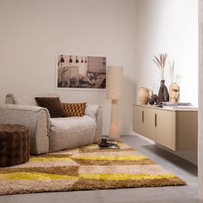 Mobile TV grigio tortora in pino massiccio 154x56x44 cm Gunnar – WOOOD