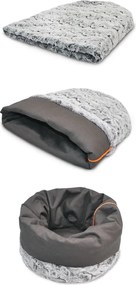 Cuccia grigia per animali domestici ø 33 cm Snuggle Bed 3in1 Husky Grey S – P.L.A.Y.