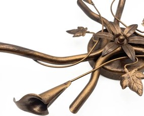 Lampadario a plafone ROZETA 3xE14/40W/230V bronzo