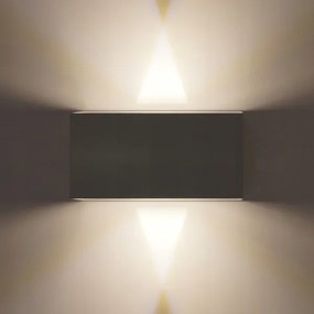 LED Applique da esterno LED/12W/230V IP54 nero