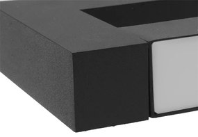 Applique a LED da esterno 2xLED/4W/230V IP54 30 cm nero