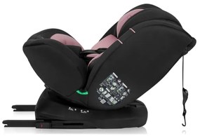 Lionelo - Seggiolino auto con base girevole BASTIAAN i-Size 40-150 cm Rosa
