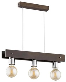 Lampadario a sospensione con filo BINGO 3xE27/60W/230V