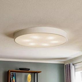 TEMAR LIGHTING Plafoniera Cleo 800, bianco, sensore, IP20, Ø 78 cm, metallo