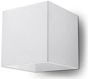 Applique da Parete in Alluminio  QUAD 1 G9 Bianca da Interno