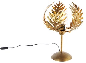 Lampada da tavolo vintage oro 26 cm - BOTANICA