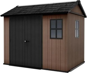 Casetta Da Giardino In Resina Newton Plus 759/975 Effetto Legno Keter