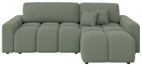 Divano angolare verde chiaro allungabile (con composizione variabile) Luki – Ropez