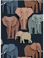 studio ditte Carta da parati Elephant - Elephant